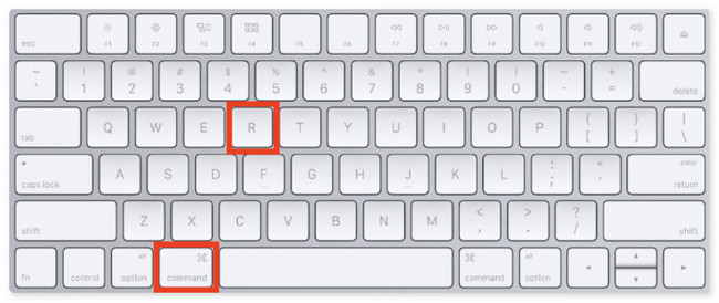 combinación de comando r en mac