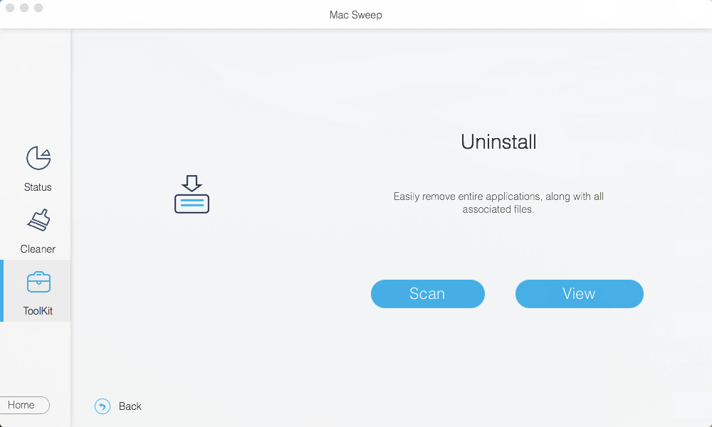 uninstall app