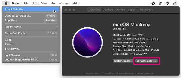 關於此 Mac 更新