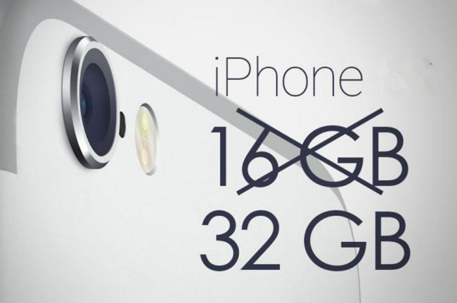 iPhone 7 internal storage space