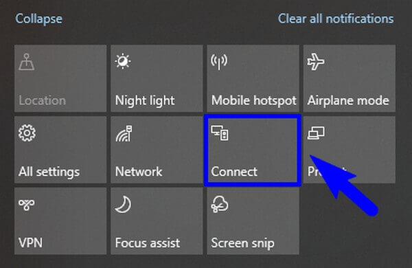 choose the Connect icon