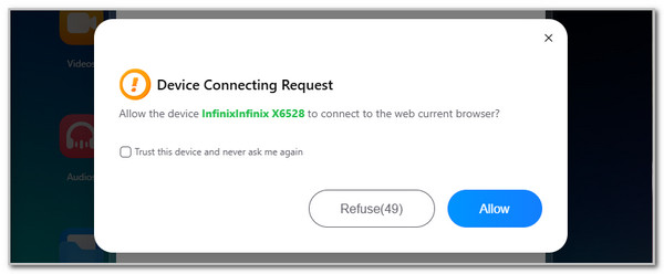 Click Allow Button