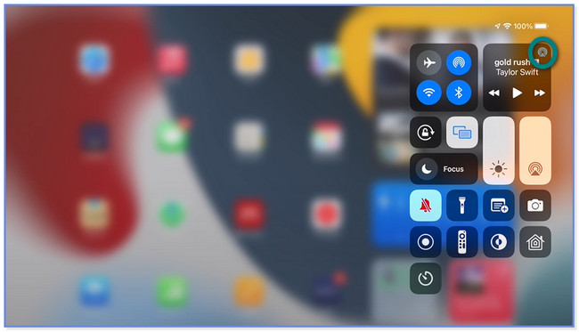 tap the AirPlay icon