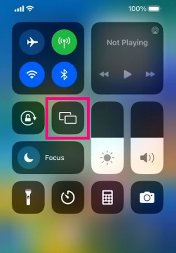 access your device Control Center