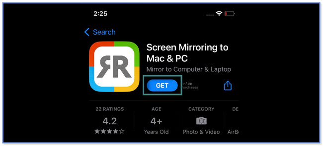 найдите приложение Screen Mirroring to Mac & PC