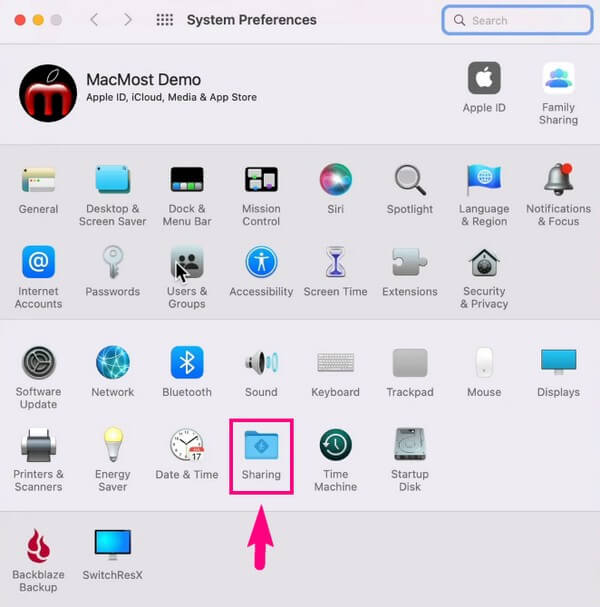 pick System Preferences