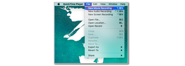 Tap New Movie Recording Button