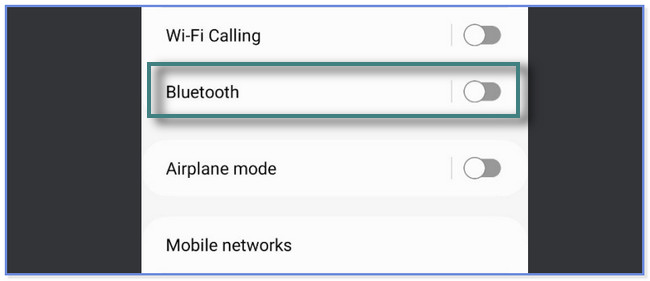 Schakel Bluetooth uit