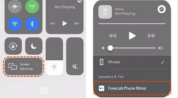 Select Fonelab Phone Mirror