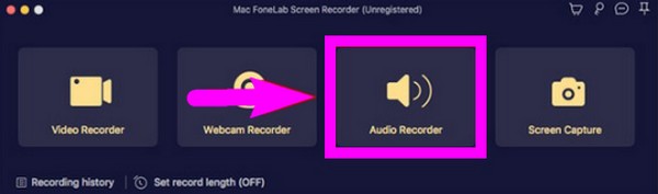 select audio recorder