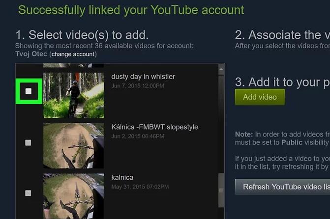 choose viedo and game steam