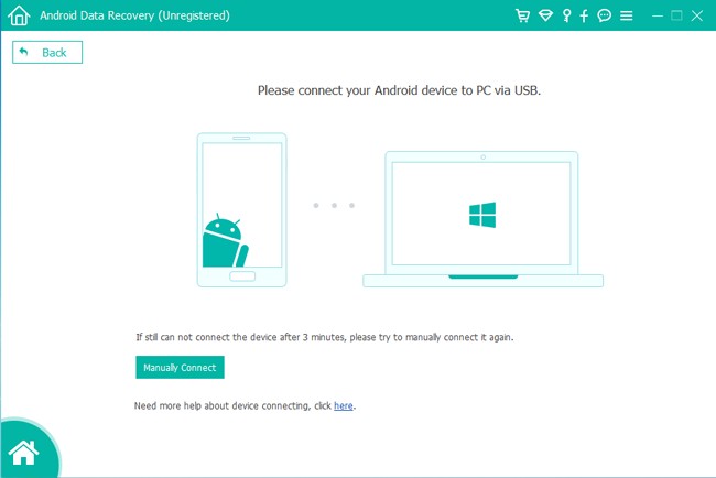 connect android to android data recovery