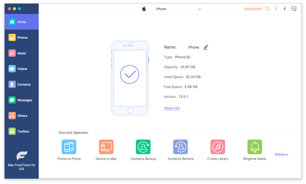 connect iphone to mac