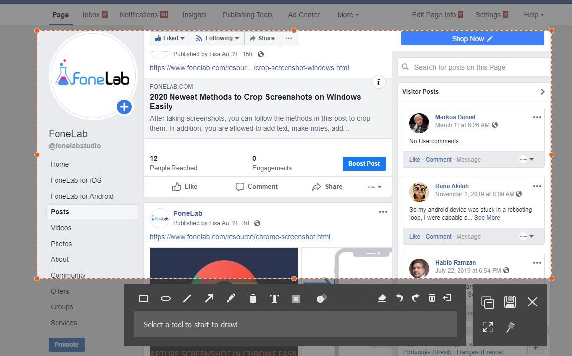 Best Methods to Screenshot Facebook in Seconds in 2022