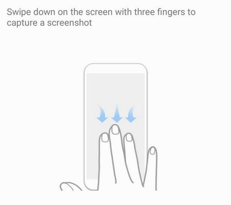 Three-Finger Gesture