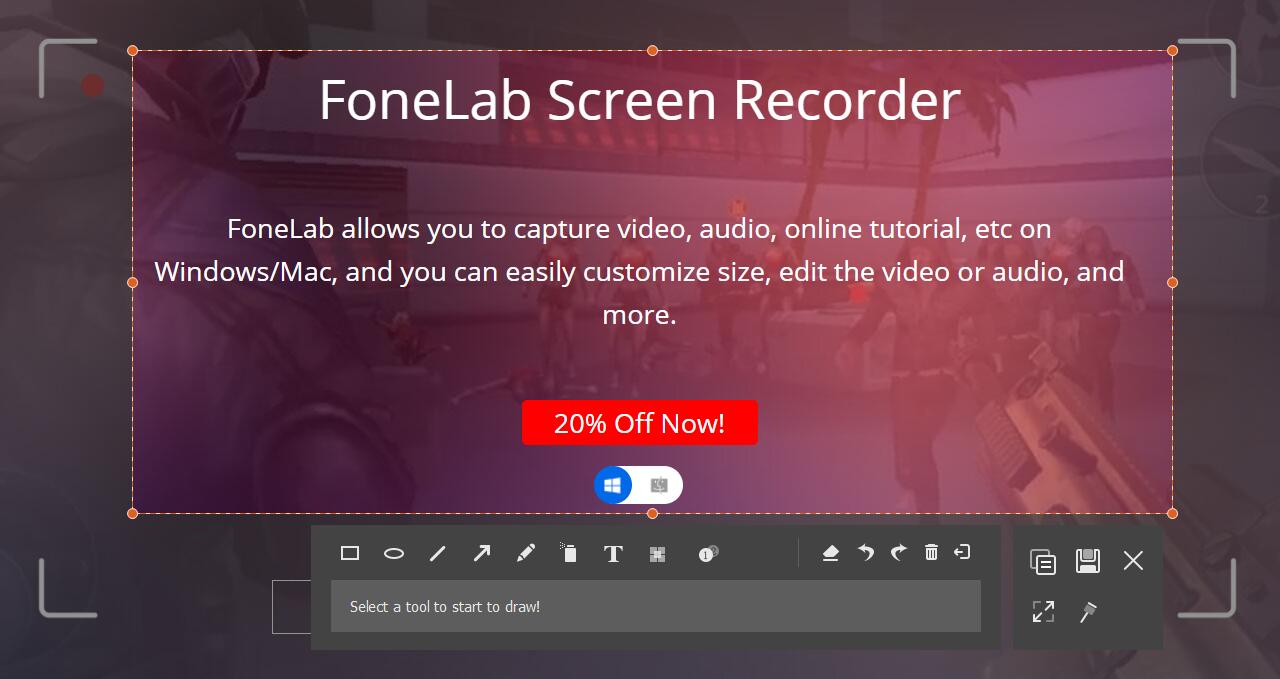 fonelab screen capture