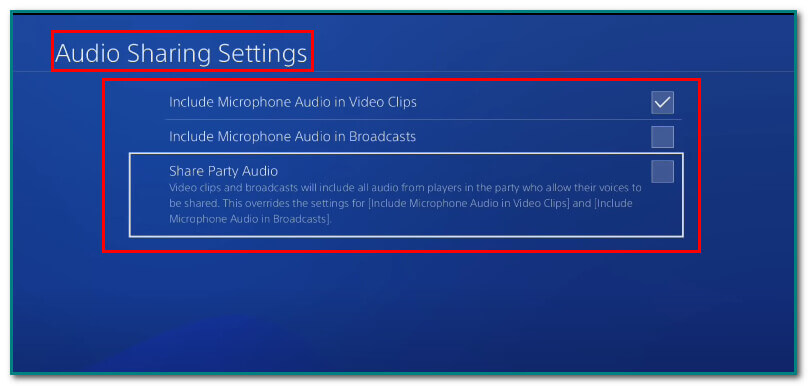 Audio Sharing