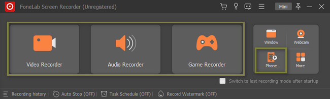 click the Phone icon