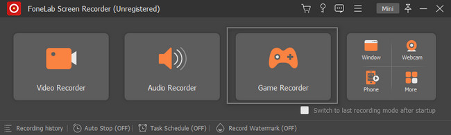 Select the Game Recorder