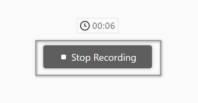 click the Stop recording