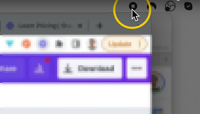 see the Circle with Box Inside icon