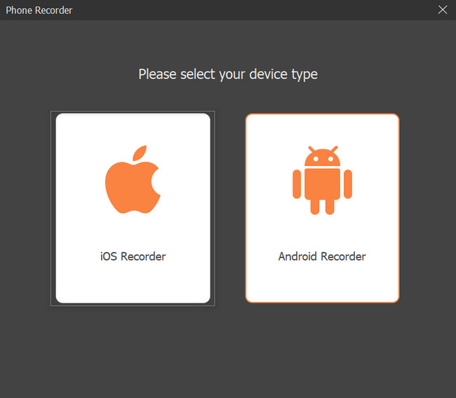 click the iOS Recorder