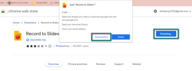 click the Add to Chrome button