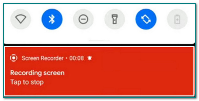 tap the Tap to Stop button
