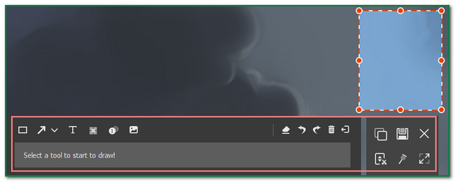 Clicking the Screen Capture button