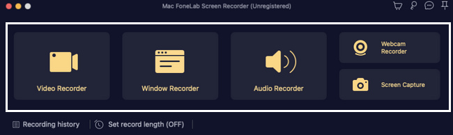 choose one of the screen recorder