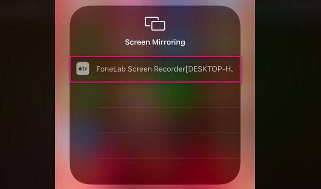 Choose the FoneLab Screen Recorder