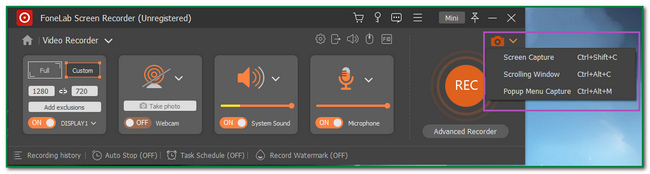 click the Screen Capture button