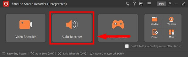 klik på Audio Recorder