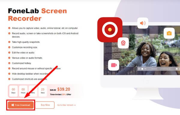 lancez FoneLab Screen Recorder sur votre ordinateur