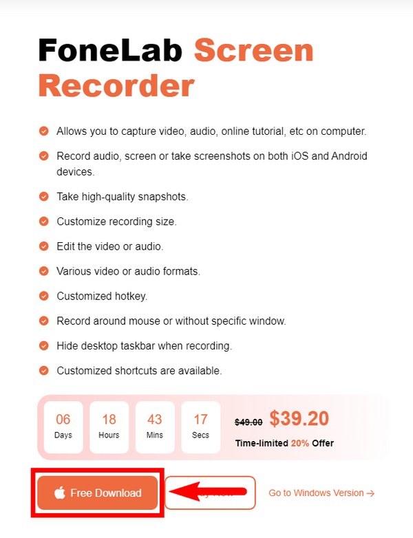 launch FoneLab Screen Recorder