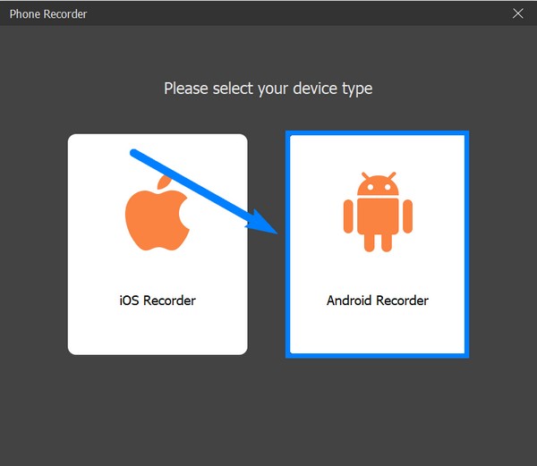 Wählen Sie den Android Recorder