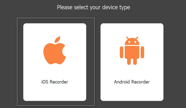 Selecteer de iOS-recorder