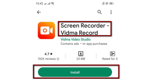 Geben Sie Screen Recorder ein