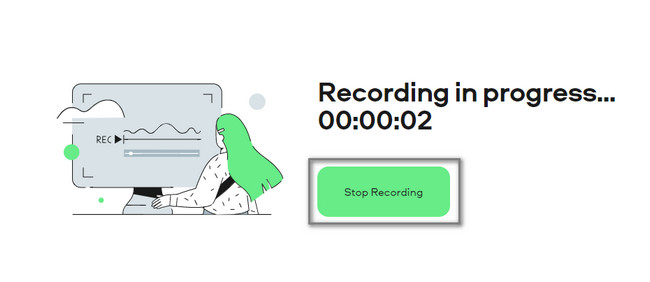 Click the Stop Recording