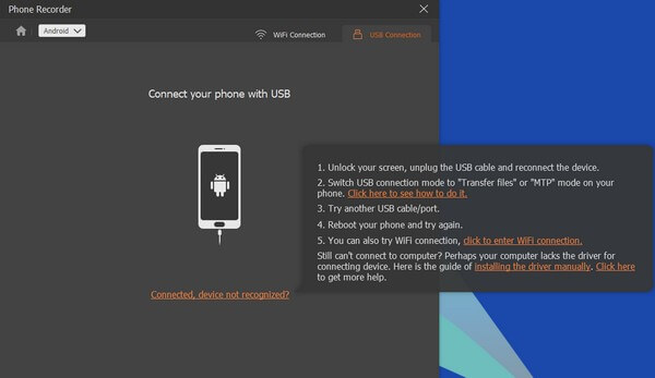 Connect your Android phone