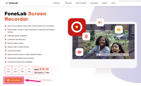 Free Download the FoneLab Screen Recorder