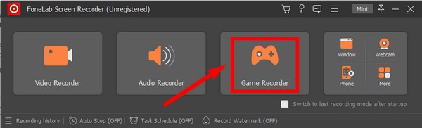 vælg Game Recorder