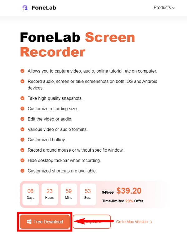 FoneLab-schermrecorder downloaden