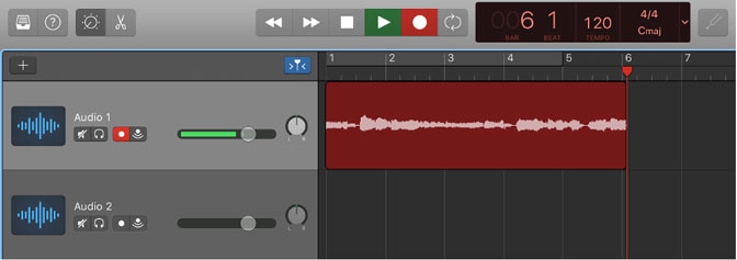 garageband-inspelare