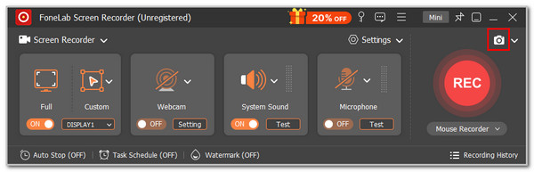 Take Screen Capture Button