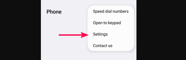 tap settings on samsung