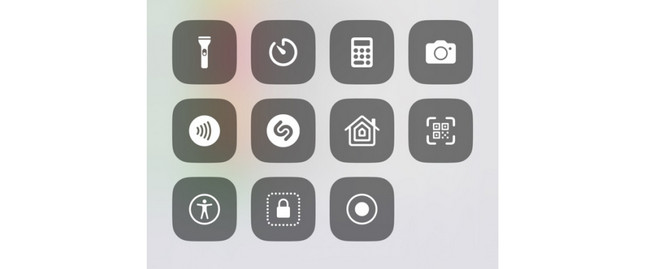 tap screen recording icon