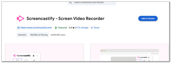 Click Add to Chrome Button