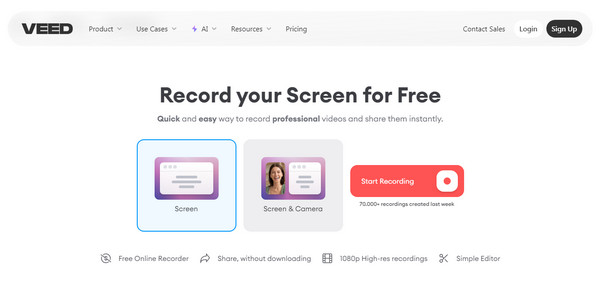 Screen Record on HP Laptop through An Online Tool