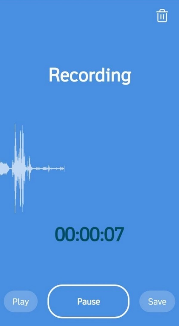 grabar voz a través de una herramienta de terceros